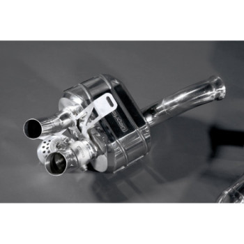 Système d'échappement complet en acier inoxydable avec valve Capristo Ferrari California 2008-2012 02FE06303001