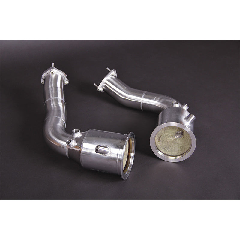 Downpipe aus Edelstahl mit Sportkatalysatoren mit 250 Zellen Capristo Audi S5 (B9/8W) 2017-2024 02AU03103032