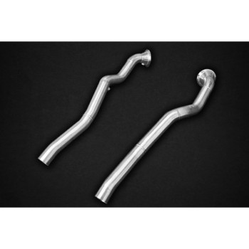 Downpipe décatalyseurs en inox avec protection thermique Capristo Ferrari 812 SuperFast (OPF) 2020-2024 02FE03703016