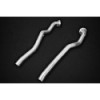 Stainless steel downpipe decat pipes with heat shielding Capristo Ferrari 812 SuperFast (OPF) 2020-2024 02FE03703016