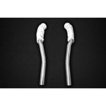 Downpipe décatalyseurs en acier inoxydable avec protection thermique Capristo Ferrari 812 GTS 2019-2024 02FE03703016