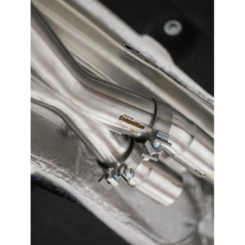 Tube section centrale X-Pipe en acier inoxydable Capristo Ferrari 812 GTS 2019-2024 02FE03703004