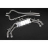 Sistema di scarico completo in acciaio inox con valvola Capristo Audi TT RS MK3 (Type FV/8S) 2016-2022 02AU10903012-B