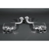 Système d'échappement complet en acier inoxydable avec valve et tubes post-catalyseur Capristo Ferrari 599 GTB 2007-2012