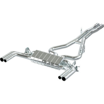 Stainless steel complete exhaust system with valve Capristo Audi TT RS MK3 (Type FV/8S) 2016-2022 02AU10903012-B