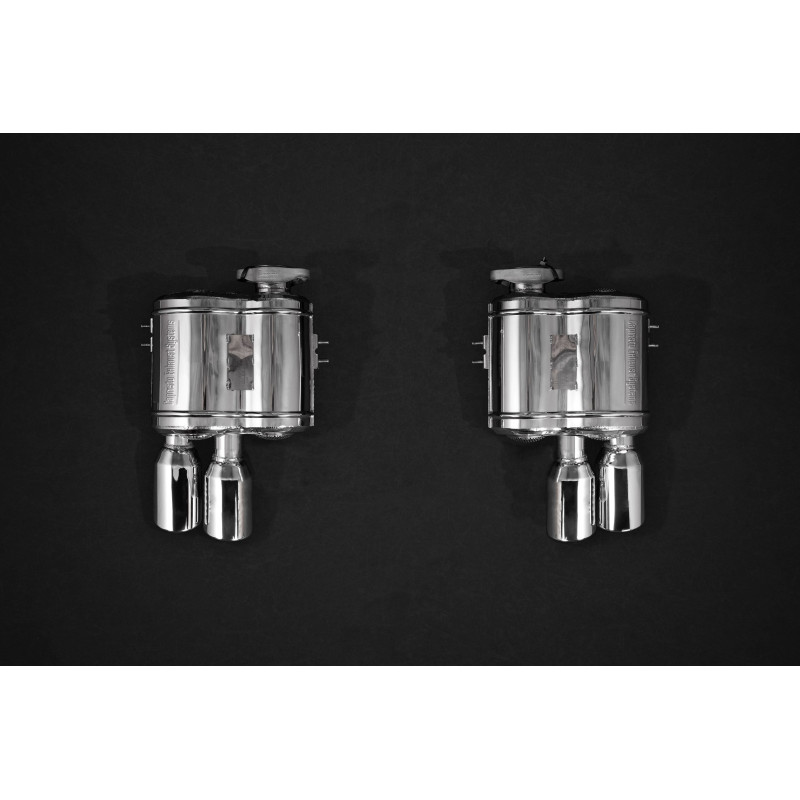 Sport-Endschalldämpfer Free Flow aus Edelstahl Capristo Ferrari 575 2002-2006 02FE06203001-S1