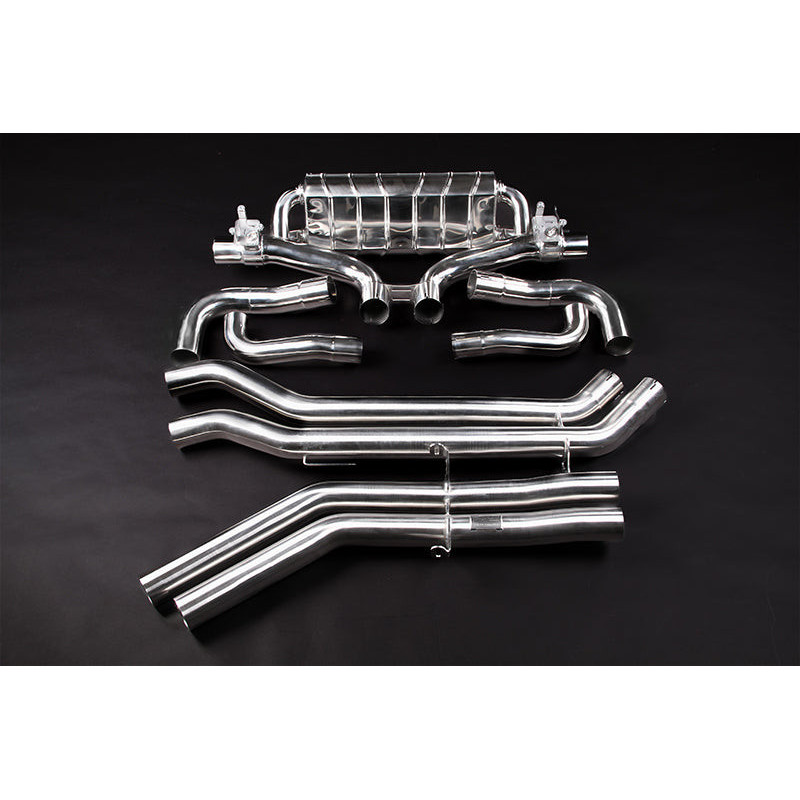 Komplett-Abgasanlage mit Klappe und Endrohren Wicrom Capristo Audi SQ7/8 (Facelift) 2024-2026 02AU11903020-B