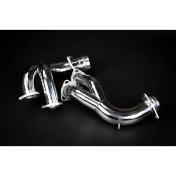 Tubi corti elimina precatalizzatori in acciaio inox per collettori Capristo Ferrari 512/Testarossa (USA) 1984-1996 02FE05903013