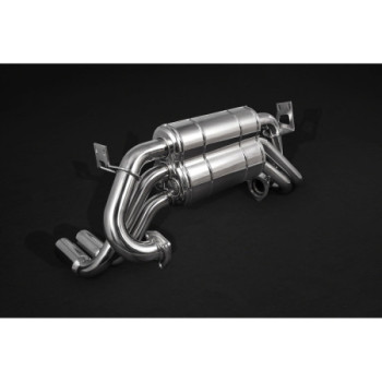 Silenciador trasero deportivo Free Flow de acero inoxidable Capristo Ferrari 512/Testarossa (Euro) 1984-1996 02FE05903001-S1