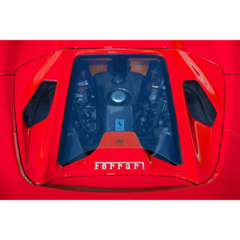 Cofano motore carbonio e vetro Design S Capristo Ferrari 488 Pista 2018-2020 03FE08710012LG