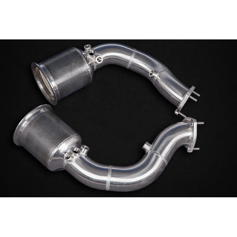 Downpipe en acier inoxydable avec catalyseurs sport à 250 cellules Capristo Audi SQ7/8 (Facelift) 2024-2026 02AU11903015