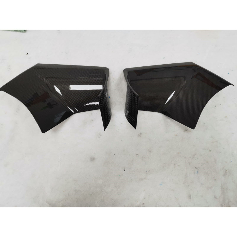Cache conduit spoiler arrière carbone Capristo Ferrari 488 Pista 2018-2020 03FE08710052LG