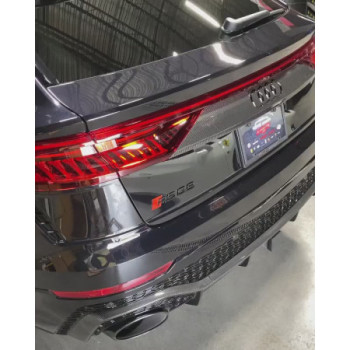 Stainless steel downpipe with sports catalytic converters 250-cell Capristo Audi SQ7/8 (Facelift) 2024-2026 02AU11903015