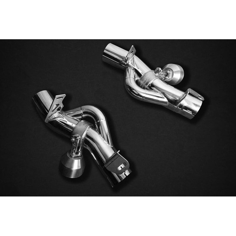 Système d'échappement complet en acier inoxydable avec valve Capristo Ferrari 488 Pista 2018-2020 02FE08703020KS