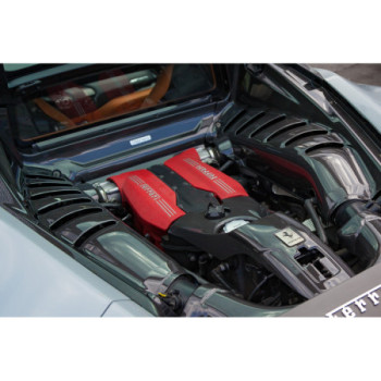 Caches latéraux du moteur carbone Capristo Ferrari 488 GTB/GTS 2015-2020 03FE08710037LG
