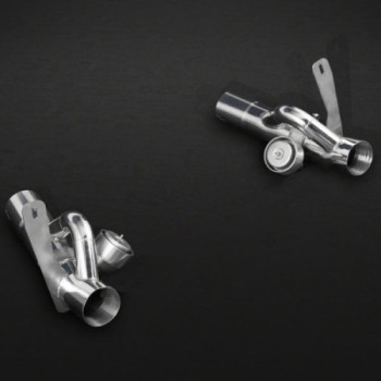 Sistema di scarico completo in acciaio inox con valvola Capristo Ferrari 488 GTB/GTS 2015-2020 02FE08703005KS