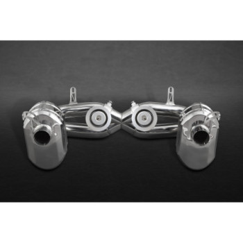 Stainless steel complete exhaust system with valve Capristo Ferrari 458 Speciale/Aperta 2013-2015 02FE00403001KS