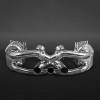 Système d'échappement complet en acier inoxydable avec valve Capristo Ferrari 458 Italia/Spider 2009-2015 02FE00403006