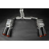 Komplett-Abgasanlage cat-back aus Edelstahl mit Klappe Capristo Audi S8 (D5) 2020-2025 02AU09403014-CB