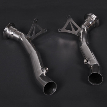 Tubi elimina catalizzatori in acciaio inox con protezione termica Capristo Ferrari 458 Italia/Spider 2009-2015 02FE00403022