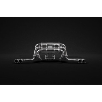 Sistema di scarico completo in acciaio inox con valvola Sound 1/3 Capristo Ferrari 360 Challenge Stradale 2003-2005 02FE02203010