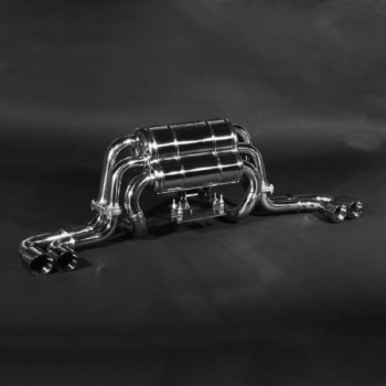 Stainless steel rear silencer sports Free Flow Capristo Ferrari 360 Challenge Stradale 2003-2005 02FE02203001-S1