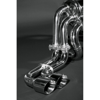 Stainless steel rear silencer sports Free Flow Capristo Ferrari 360 Challenge Stradale 2003-2005 02FE02203001-S1