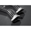 Tubos de supresión de los catalizadores de acero inoxidable Capristo Ferrari 360 2000-2005 02FE02203004