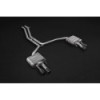 Sistema di scarico completo con valvola e terminali in carbonio Capristo Audi S8 (D4) 2012-2018 02AU09403001-B