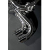 Sistema di scarico completo in acciaio inox con valvola Capristo Ferrari 348 tb/ts 1989-1992 02FE06003001
