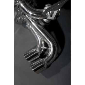 Sistema di scarico completo in acciaio inox con valvola Capristo Ferrari 348 GTB/GTS/Spider 1993-1995 02FE06003001