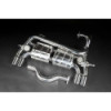 Stainless steel complete exhaust system with valve, X-Pipe and sports catalytic converters Capristo Ferrari 328 GTB/GTS (USA)