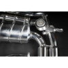 Sistema de escape completo de inox con válvula, X-Pipe y catalizadores deportivos Capristo Ferrari 328 GTB/GTS (USA)