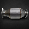 Catalizzatore sportivo secondario in acciaio inox con protezioni termiche metalliche Capristo Ferrari 328 GTB/GTS (USA)