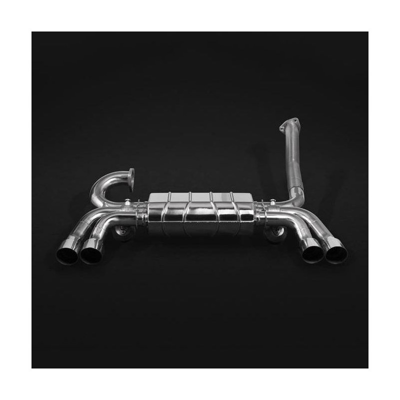 Sistema de escape completo de acero inoxidable con válvula Capristo Ferrari 308 GTB/GTS (Euro) 1975-1981 02FE05803004