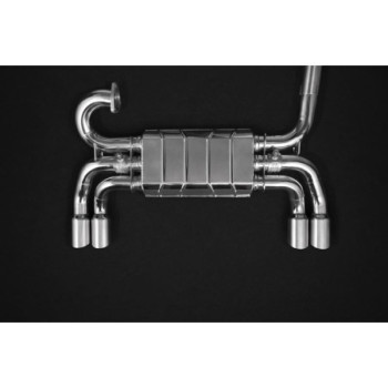 Sistema di scarico completo in acciaio inox con valvola Capristo Ferrari 308 GTB/GTS (Euro) 1975-1981 02FE05803004