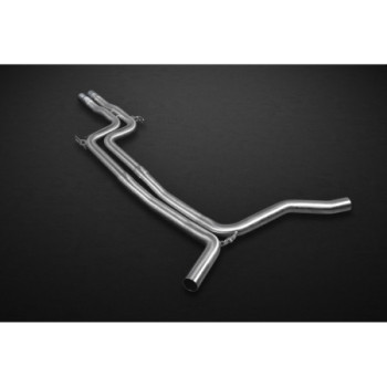 Système d'échappement complet en acier inoxydable avec valve Capristo Audi S7 (C7) 2012-2017 02AU01903007