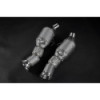 Downpipe in acciaio inox con catalizzatori sportivi Capristo Ferrari 296 GTB 2021-2026 02FE13803002