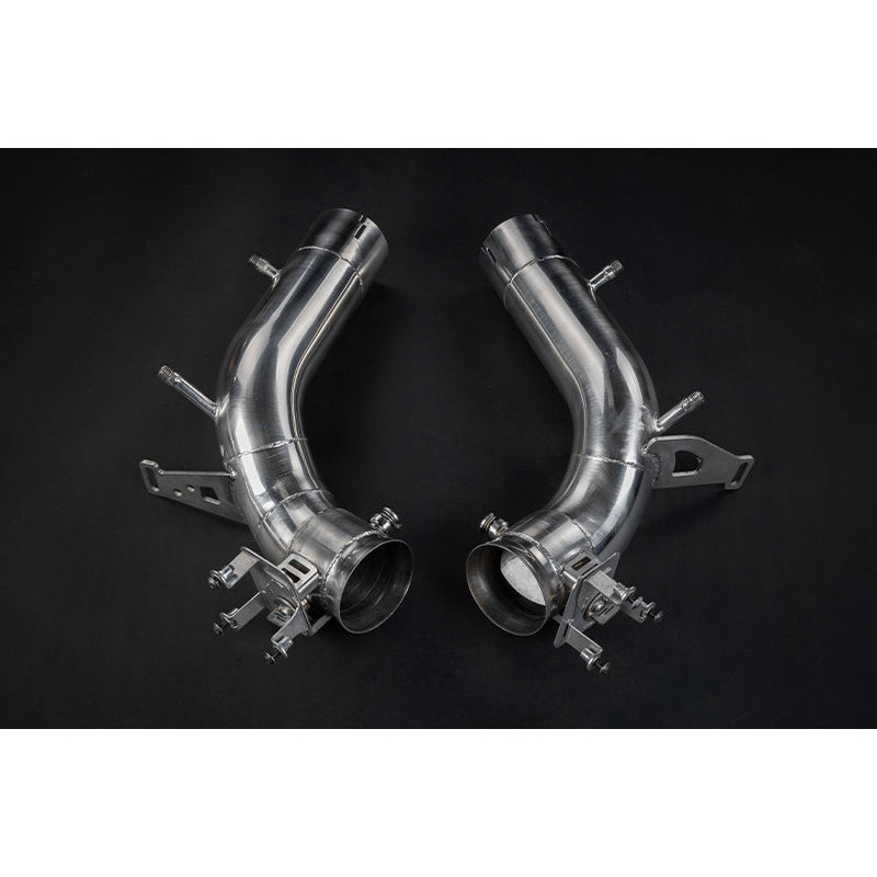 Tubos supresión de OPF de acero inoxidable con válvula Capristo Ferrari 296 GTB 2021-2026 02FE13803012