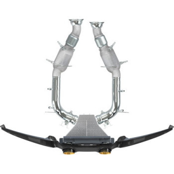 Kit scarico completo con terminali in carbonio e downpipe Capristo Ferrari 296 GTB 2021-2026 02FE13803026-B