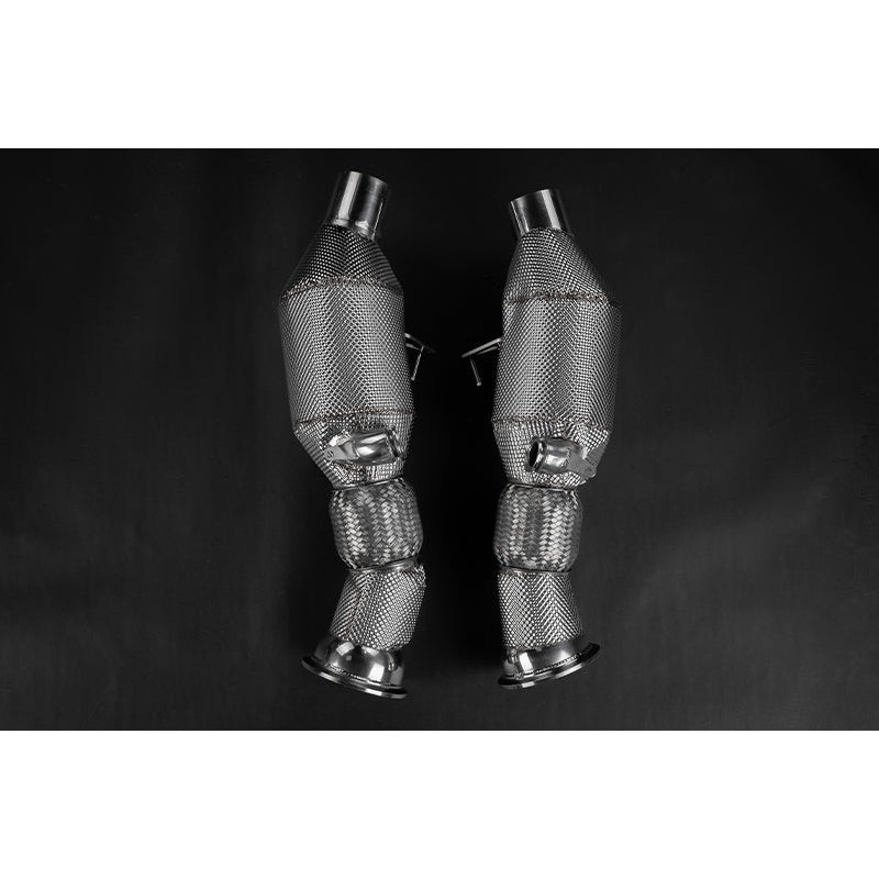 Downpipe décatalyseurs en acier inoxydable Capristo Ferrari 296 GTB 2021-2026 02FE13803017