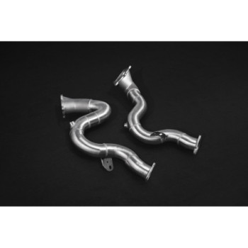 Downpipe decatalizzatori in acciaio inox Capristo Audi S7 (C7) 2012-2017 02AU09403006