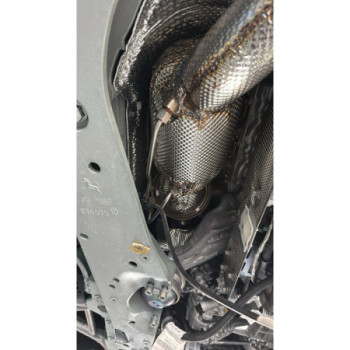 Downpipe decatalizzatori in acciaio inox con protezione termica Capristo Ferrari 12Cilindri 2024-2027 02FE149030XX