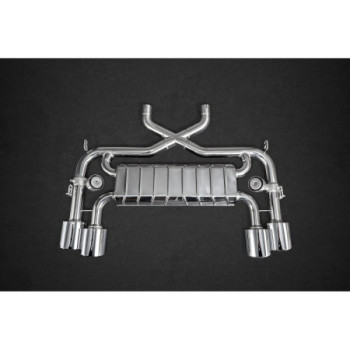 Endschalldämpfer aus Edelstahl mit Klappe Capristo Jaguar F-Type V8S 2013-2023 02JA02803023
