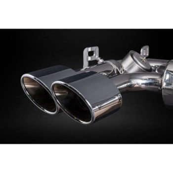 Endschalldämpfer aus Edelstahl mit Klappe Capristo Jaguar F-Type V8S 2013-2023 02JA02803023