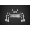 Silenziatore posteriore in acciaio inox con valvola Capristo Jaguar F-Type R V8 2013-2023 02JA02803023
