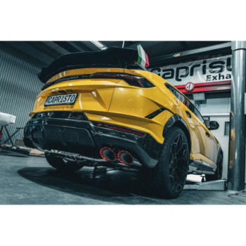Complete exhaust system with valve and exhaust tips Performante Capristo Lamborghini Urus Performante 2022-2025 02LA11203030-B