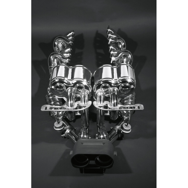 Système d'échappement complet racing en acier inoxydable avec valve et catalyseurs sport Capristo Lamborghini Murcielago