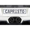 Sistema di scarico completo racing in acciaio inox con valvola e catalizzatori sportivi Capristo Lamborghini Murcielago