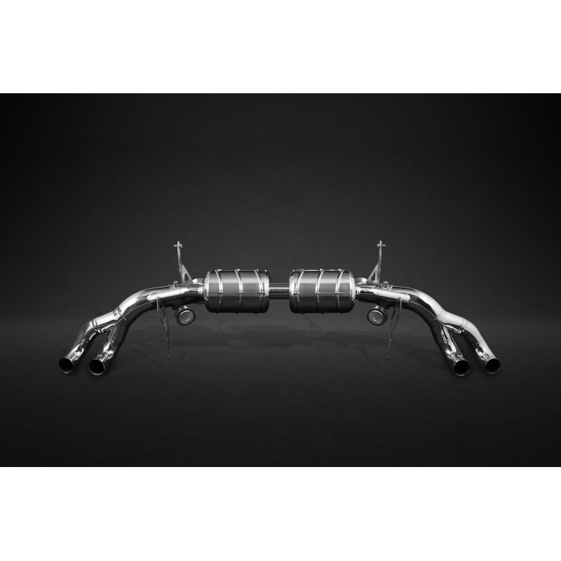 Stainless steel complete exhaust system with valve Capristo Lamborghini Huracan Sterrato 2023-2024 02LA08203014